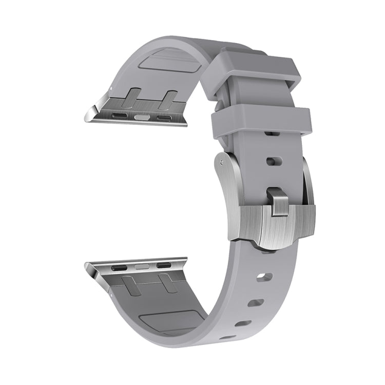 AP Silicone Watch Band For Apple Watch Ultra 2 49mm(Silver Grey) - Watch Bands by PMC TechLife | Online Shopping South Africa | PMC TechLife