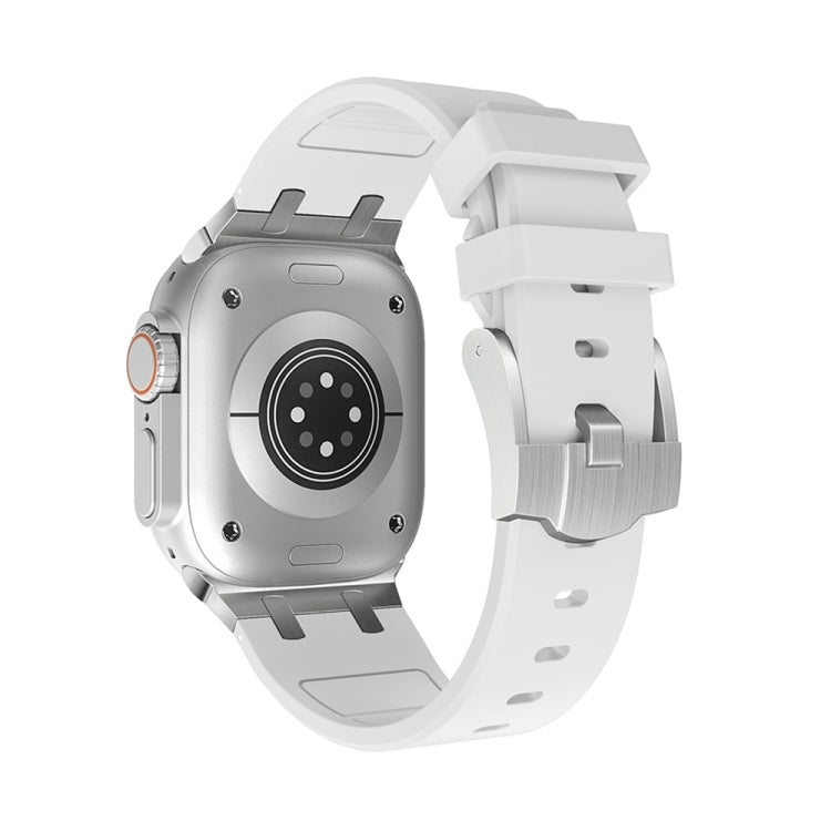 AP Silicone Watch Band For Apple Watch Series 10 42mm(Silver White) - free shipping - PMC TechLife - Order now!
