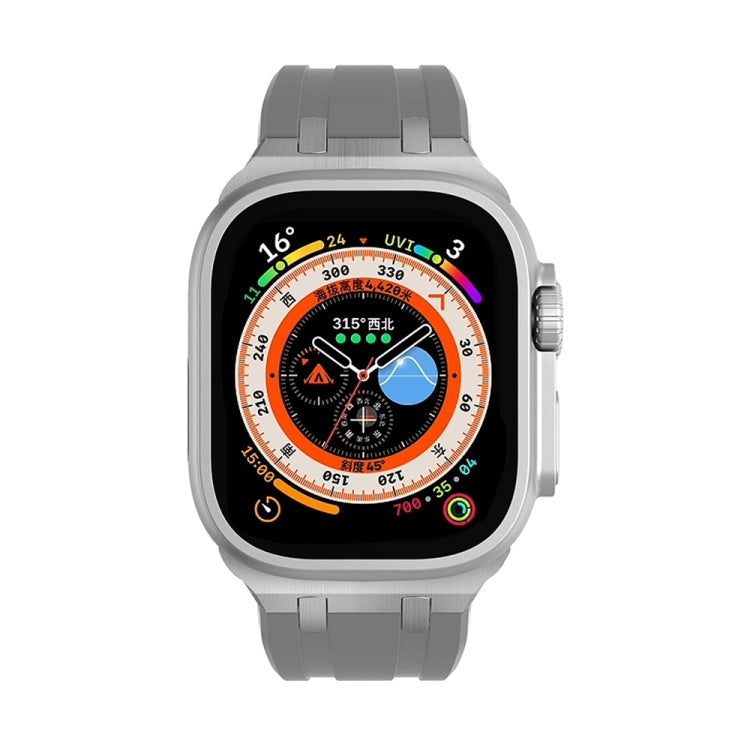 AP Silicone Watch Band For Apple Watch Series 10 46mm(Silver Grey) - free shipping - PMC TechLife - Order now!