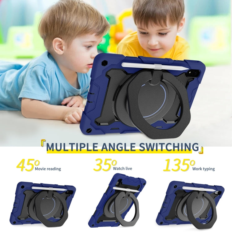 For Huawei MatePad 11 2023 Armor Contrast Color Silicone + PC Tablet Case(Navy Blue) - Huawei by PMC TechLife | Online Shopping South Africa | PMC TechLife | Buy Now Pay Later Mobicred