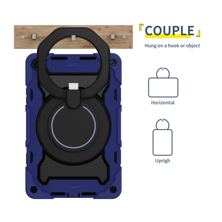 For Huawei MatePad SE 10.4 2023 Armor Contrast Color Silicone + PC Tablet Case(Navy Blue) - Huawei by PMC TechLife | Online Shopping South Africa | PMC TechLife | Buy Now Pay Later Mobicred