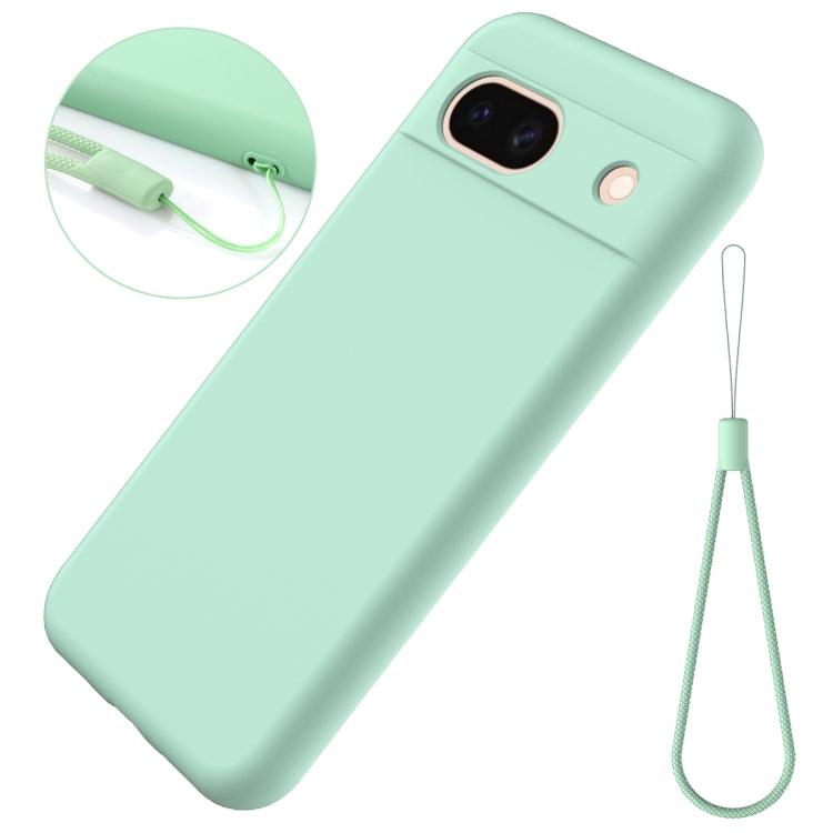 For Google Pixel 8a Pure Color Liquid Silicone Shockproof Phone Case(Green) - free shipping - PMC TechLife - Order now!