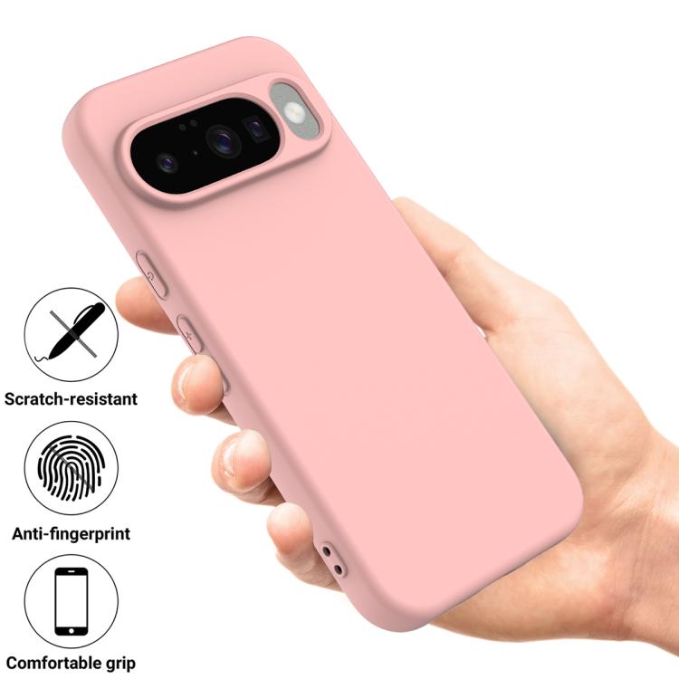 For Google Pixel 10 Pure Color Liquid Silicone Shockproof Phone Case(Pink) - free shipping - PMC TechLife - Order now!