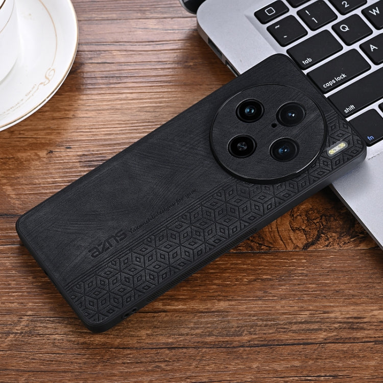 For vivo X100 Pro AZNS 3D Embossed Skin Feel Phone Case(Black) - X100 Pro Cases by AZNS | Online Shopping South Africa | PMC TechLife