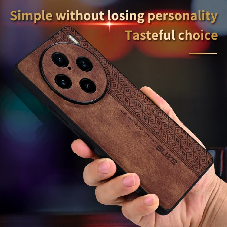 For vivo X100 Pro AZNS 3D Embossed Skin Feel Phone Case(Black) - X100 Pro Cases by AZNS | Online Shopping South Africa | PMC TechLife