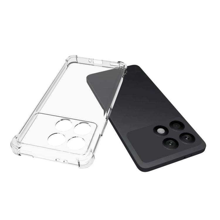 For Xiaomi Redmi K70 Pro Shockproof Non-slip Thickening TPU Phone Case(Transparent) - K70 Pro Cases by PMC Jewellery | Online Shopping South Africa | PMC Jewellery | Buy Now Pay Later Mobicred