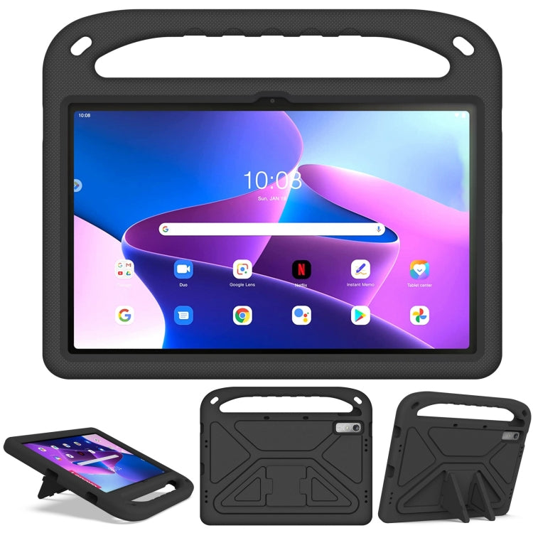 For Lenovo Tab P11 Gen 2 11.5 Handle EVA Shockproof Tablet Case with Holder(Black) - Lenovo by PMC TechLife | Online Shopping South Africa | PMC TechLife | Buy Now Pay Later Mobicred