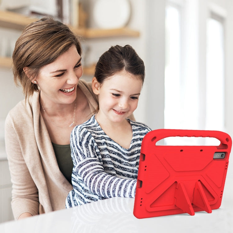 For Lenovo Tab P11 Gen 2 11.5 Handle EVA Shockproof Tablet Case with Holder(Red) - Lenovo by PMC TechLife | Online Shopping South Africa | PMC TechLife | Buy Now Pay Later Mobicred