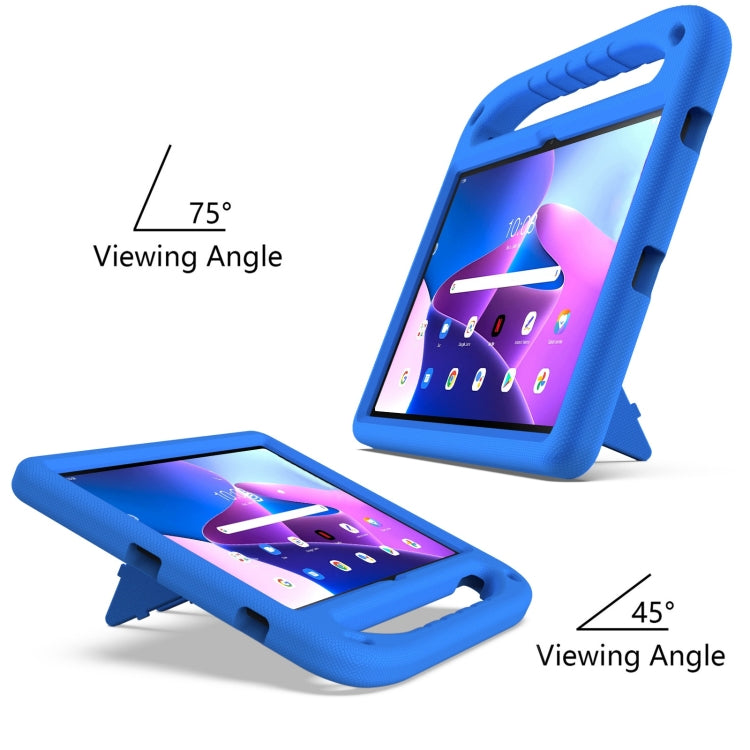 For Lenovo Tab P11 Gen 2 11.5 Handle EVA Shockproof Tablet Case with Holder(Blue) - Lenovo by PMC TechLife | Online Shopping South Africa | PMC TechLife | Buy Now Pay Later Mobicred