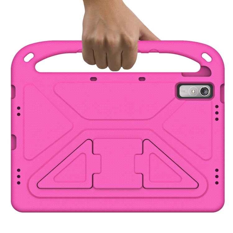 For Lenovo Tab P11 Gen 2 11.5 Handle EVA Shockproof Tablet Case with Holder(Rose Red) - free shipping - PMC TechLife - Order now!