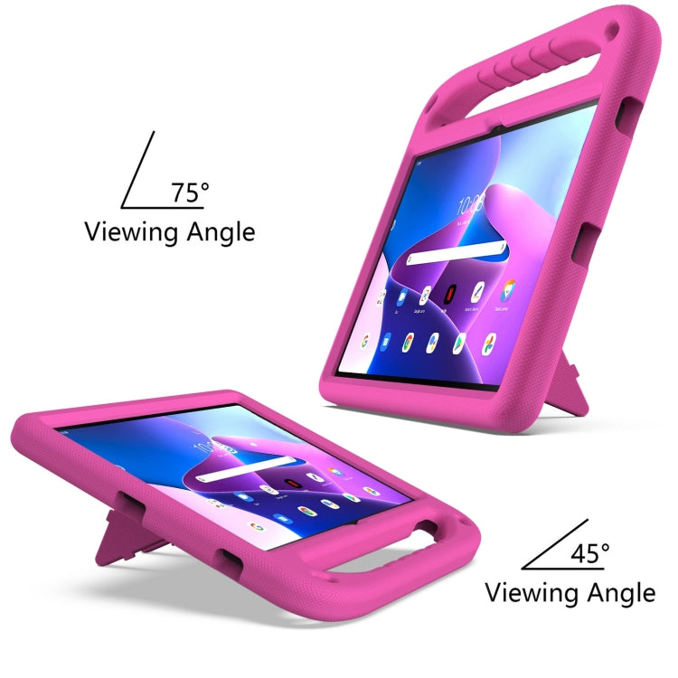 For Lenovo Tab P11 Gen 2 11.5 Handle EVA Shockproof Tablet Case with Holder(Rose Red) - free shipping - PMC TechLife - Order now!