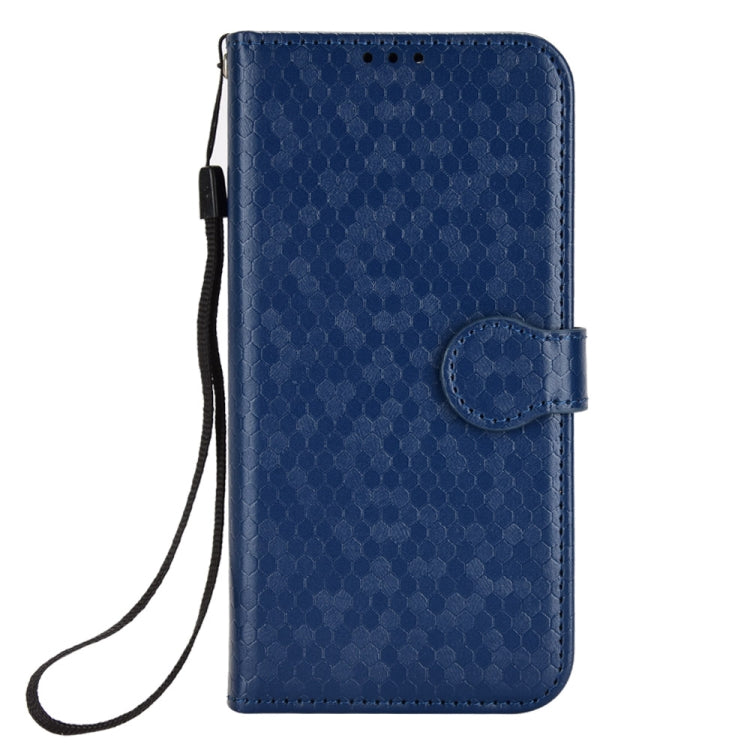 For Google Pixel 9 Honeycomb Dot Texture Leather Phone Case(Blue) - Google Cases by PMC Jewellery | Online Shopping South Africa | PMC Jewellery | Buy Now Pay Later Mobicred