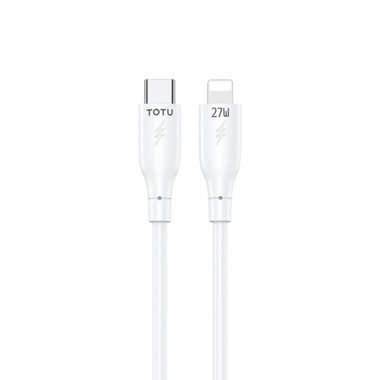 TOTU CB-3 Series USB-C / Type-C to 8 Pin Fast Charge Data Cable, Length:1m(White) - 2 in 1 Cable by TOTUDESIGN | Online Shopping South Africa | PMC Jewellery | Buy Now Pay Later Mobicred