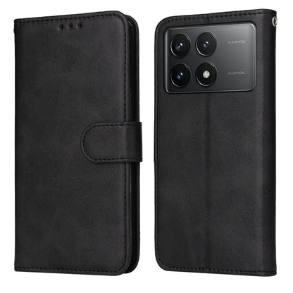 For Xiaomi Redmi K70 / K70 Pro Classic Calf Texture Flip Leather Phone Case(Black) - K70 Pro Cases by PMC Jewellery | Online Shopping South Africa | PMC Jewellery | Buy Now Pay Later Mobicred