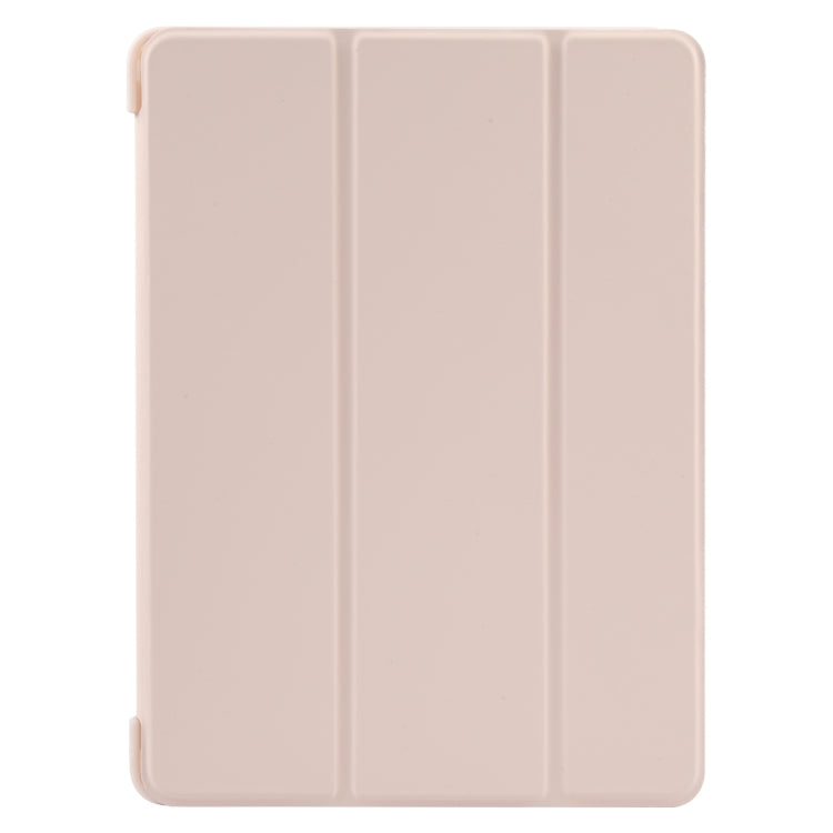 For iPad 9.7 2018 & 2017 / Air / Air2 GEBEI 3-folding Holder Shockproof Flip Leather Tablet Case(Pink) - free shipping - PMc TechLife - Order now!