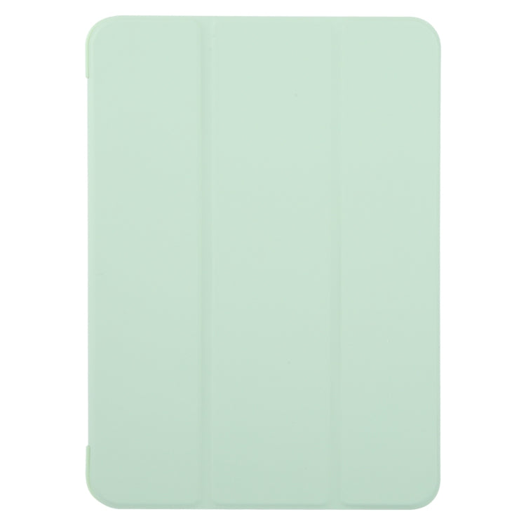 For iPad Pro 11 2024 GEBEI 3-folding Holder Shockproof Flip Leather Tablet Case(Green) - iPad Pro 11 2024 Cases by GEBEI | Online Shopping South Africa | PMC Jewellery | Buy Now Pay Later Mobicred