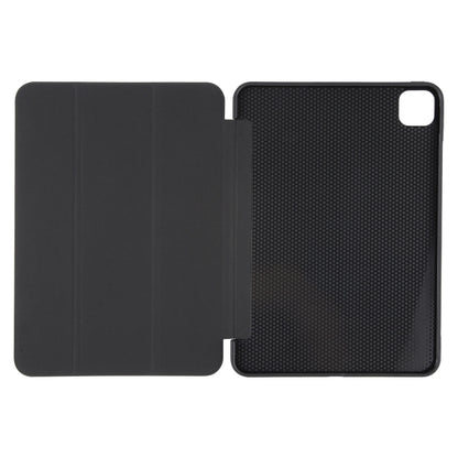 For iPad Pro 13 2024 GEBEI 3-folding Holder Shockproof Flip Leather Tablet Case(Black) - iPad Pro 13 2024 Cases by GEBEI | Online Shopping South Africa | PMC Jewellery | Buy Now Pay Later Mobicred