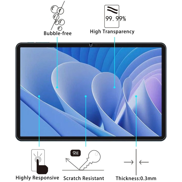 For Doogee T30 Pro / Google Pixel Tablet 2pcs 9H 0.3mm Explosion-proof Tempered Glass Film - Others by PMC TechLife | Online Shopping South Africa | PMC TechLife | Buy Now Pay Later Mobicred