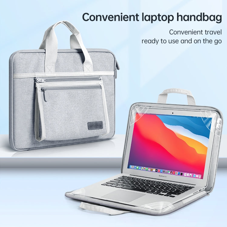 15-16 inch Oxford Fabric Portable Laptop Handbag(Black) - 15 inch by PMC Jewellery | Online Shopping South Africa | PMC Jewellery | Buy Now Pay Later Mobicred