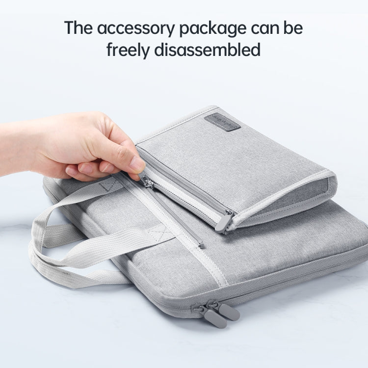 15-16 inch Oxford Fabric Portable Laptop Handbag(Grey) - free shipping - PMC Jewellery - Order now!