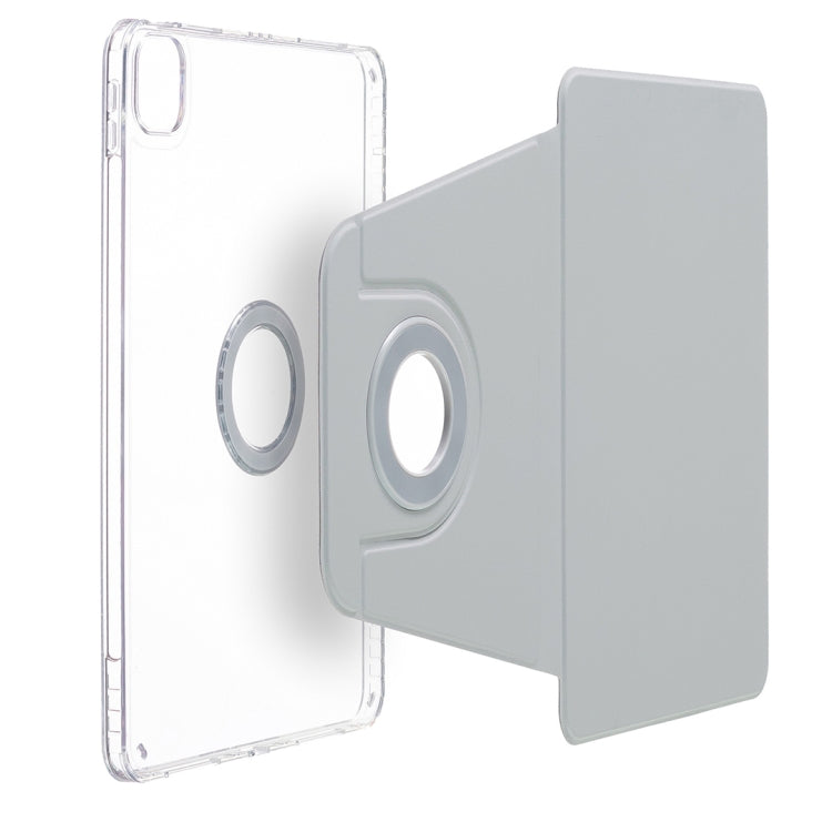 For iPad Air 13 2025 / 2024 Magnetic Split Leather Smart Tablet Case(Grey) - iPad Air 13 2025 / 2024 Cases by PMC TechLife | Online Shopping South Africa | PMC TechLife | Buy Now Pay Later Mobicred