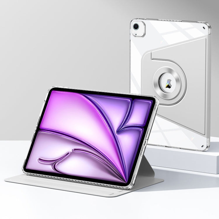 For iPad Air 11 2025 / 2024 Magnetic Split Leather Smart Tablet Case(Grey) - iPad Air 11 2025 / 2024 Cases by PMC TechLife | Online Shopping South Africa | PMC TechLife | Buy Now Pay Later Mobicred