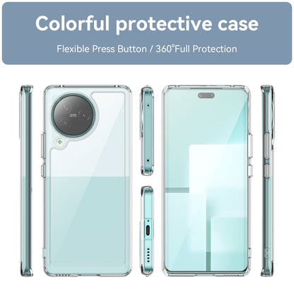 For Xiaomi Civi 3 Colorful Series Acrylic Hybrid TPU Phone Case(Transparent) - Xiaomi Cases by PMC Jewellery | Online Shopping South Africa | PMC Jewellery | Buy Now Pay Later Mobicred