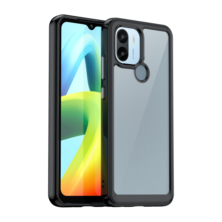 For Xiaomi Poco C51 Colorful Series Acrylic Hybrid TPU Phone Case(Black) - free shipping - PMC TechLife - Order now!