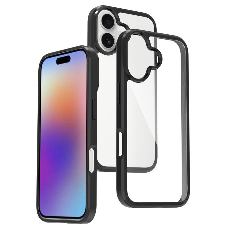 For iPhone 17 Scratchproof Acrylic TPU Phone Case(Black) - free shipping - PMc TechLife - Order now!