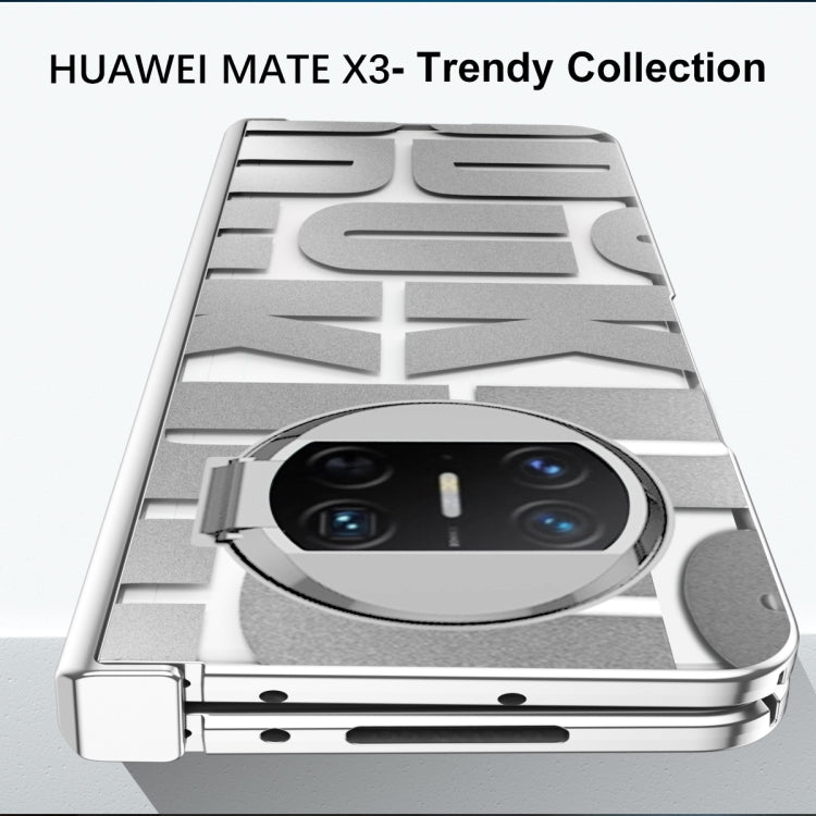For Huawei Mate X3 Integrated Electroplating Folding Phone Case with Hinge(Tyrant Gold) - Huawei Cases by PMC TechLife | Online Shopping South Africa | PMC TechLife | Buy Now Pay Later Mobicred