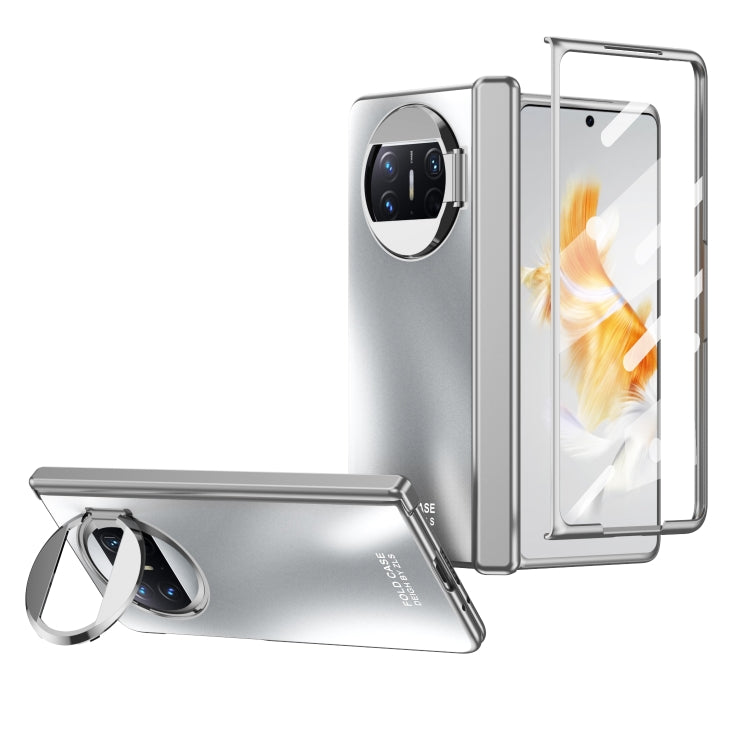 For Huawei Mate X3 Integrated Sub-plating Frame PC Phone Case(Silver) - Huawei Cases by PMC TechLife | Online Shopping South Africa | PMC TechLife | Buy Now Pay Later Mobicred