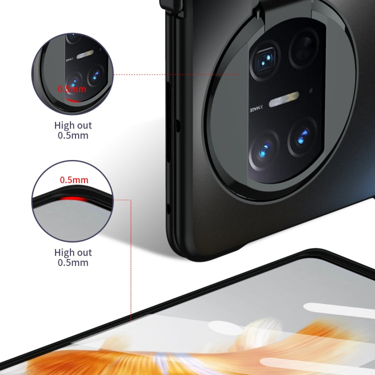 For Huawei Mate X3 Integrated Sub-plating Frame PC Phone Case(Transparent) - Huawei Cases by PMC TechLife | Online Shopping South Africa | PMC TechLife | Buy Now Pay Later Mobicred