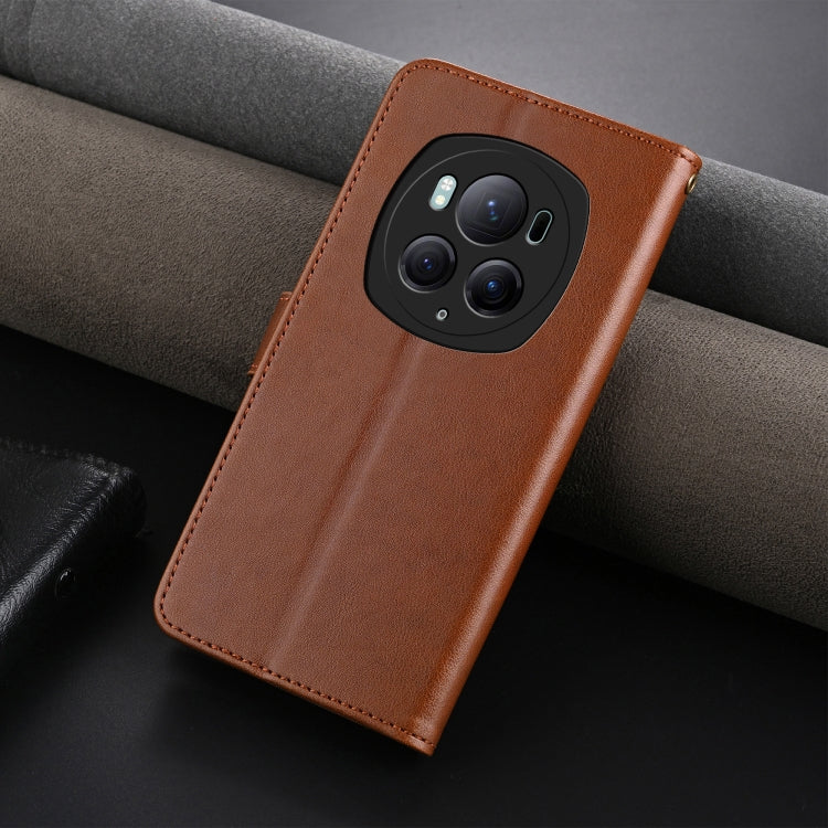 For Honor Magic6 Pro AZNS Sheepskin Texture Flip Leather Phone Case(Brown) - Honor Cases by AZNS | Online Shopping South Africa | PMC Jewellery | Buy Now Pay Later Mobicred
