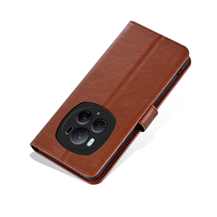 For Honor Magic6 Pro AZNS Sheepskin Texture Flip Leather Phone Case(Brown) - Honor Cases by AZNS | Online Shopping South Africa | PMC Jewellery | Buy Now Pay Later Mobicred