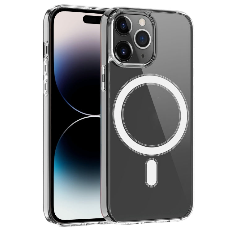 For iPhone 16 Pro Max MagSafe Clear Acrylic PC +TPU Phone Case(Transparent) - iPhone 16 Pro Max Cases by PMC TechLife | Online Shopping South Africa | PMC TechLife | Buy Now Pay Later Mobicred