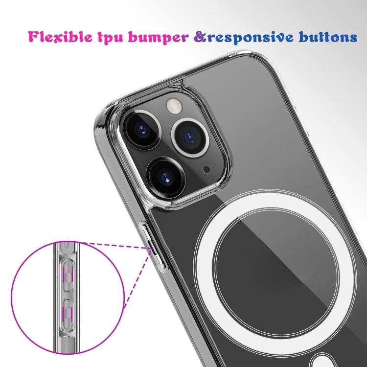 For iPhone 16 Pro MagSafe Clear Acrylic PC +TPU Phone Case(Transparent) - iPhone 16 Pro Cases by PMC TechLife | Online Shopping South Africa | PMC TechLife | Buy Now Pay Later Mobicred