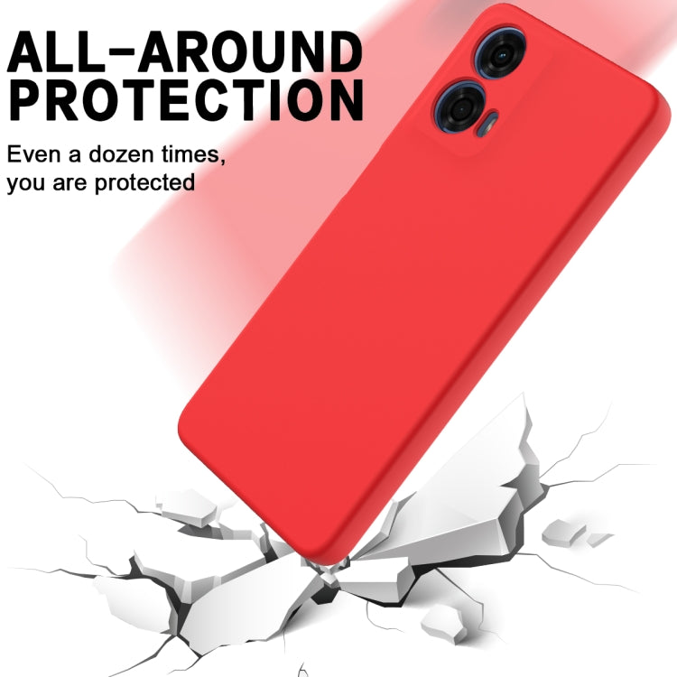 For Motorola Moto G24 Power Solid Color Liquid Silicone Dropproof Full Coverage Phone Case(Red) - free shipping - PMC TechLife - Order now!