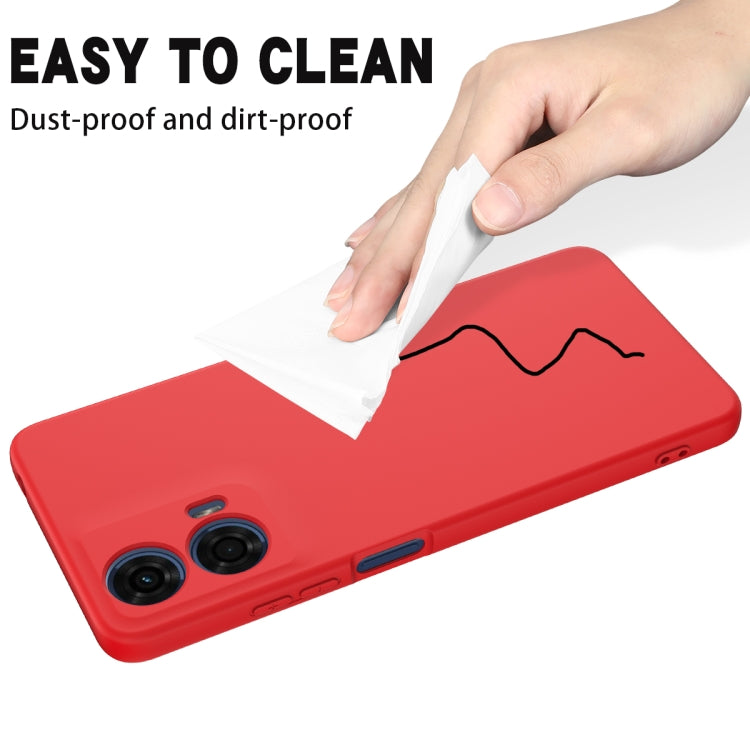For Motorola Moto G24 Power Solid Color Liquid Silicone Dropproof Full Coverage Phone Case(Red) - free shipping - PMC TechLife - Order now!