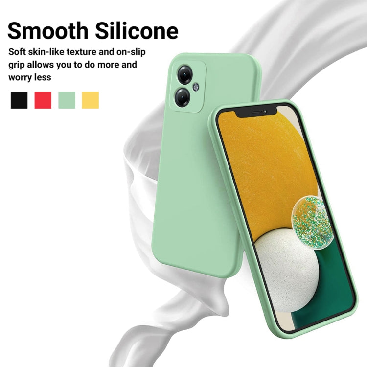 For Motorola Moto G64 Solid Color Liquid Silicone Dropproof Full Coverage Phone Case(Green) - Motorola Cases by PMC TechLife | Online Shopping South Africa | PMC TechLife | Buy Now Pay Later Mobicred