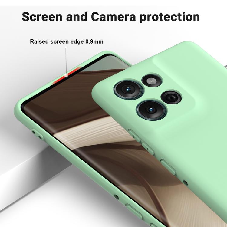 For Motorola Moto G Play 2025 Solid Color Liquid Silicone Dropproof Full Coverage Phone Case(Green) - free shipping - PMC TechLife - Order now!