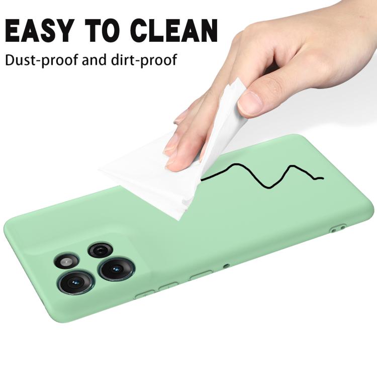 For Motorola Moto G Play 2025 Solid Color Liquid Silicone Dropproof Full Coverage Phone Case(Green) - free shipping - PMC TechLife - Order now!