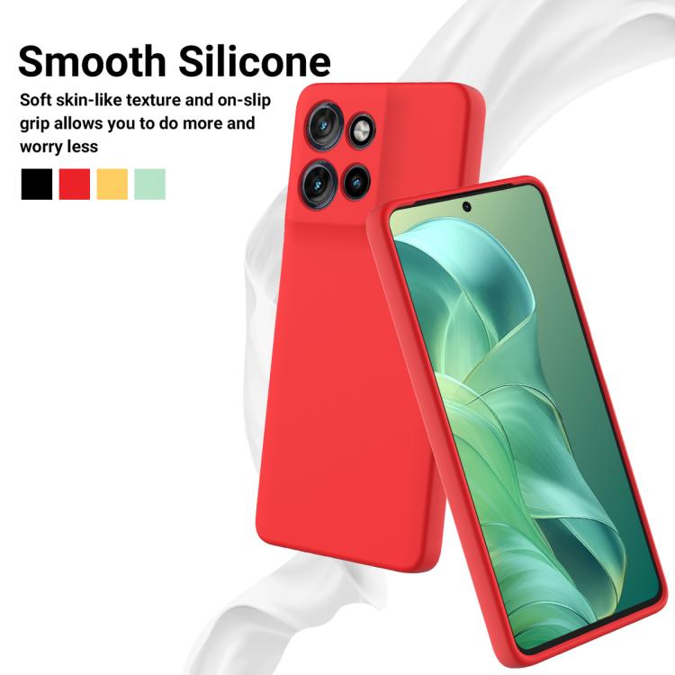 For Motorola Moto G Power 2025 Solid Color Liquid Silicone Dropproof Full Coverage Phone Case(Red) - free shipping - PMC TechLife - Order now!