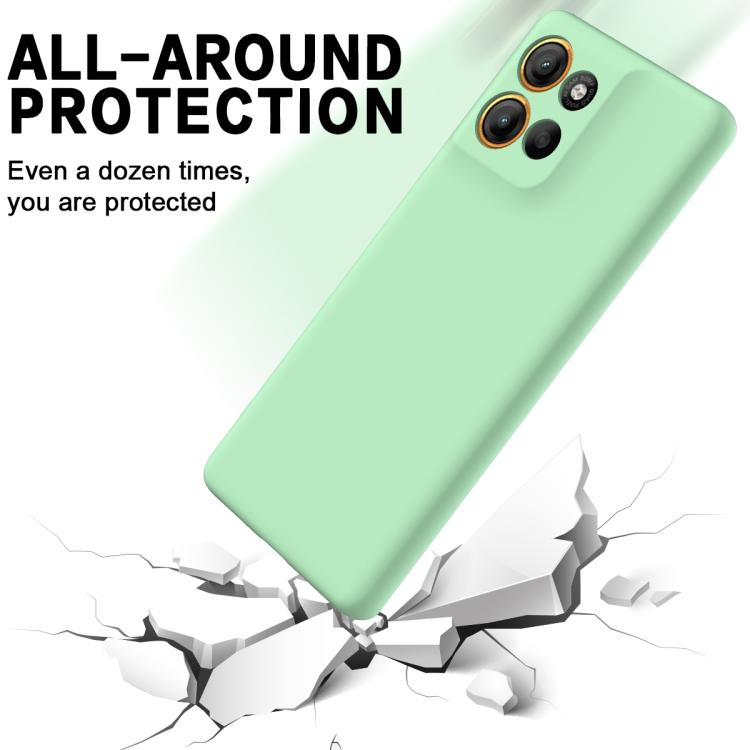For Motorola Moto G15 Solid Color Liquid Silicone Dropproof Full Coverage Phone Case(Green) - free shipping - PMC TechLife - Order now!