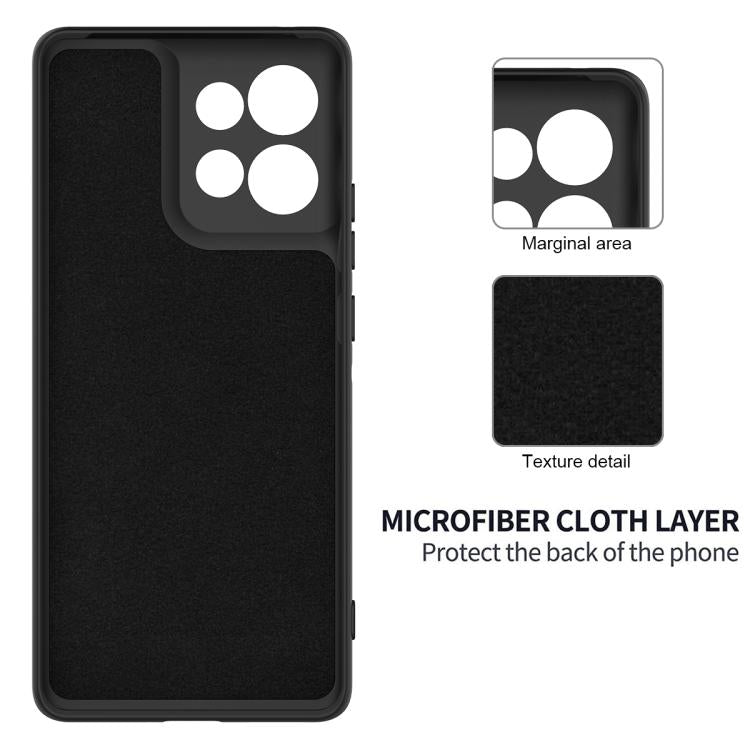 For Motorola Moto G15 Power Solid Color Liquid Silicone Dropproof Full Coverage Phone Case(Black) - free shipping - PMC TechLife - Order now!