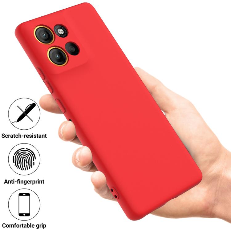 For Motorola Moto G15 Power Solid Color Liquid Silicone Dropproof Full Coverage Phone Case(Red) - free shipping - PMC TechLife - Order now!