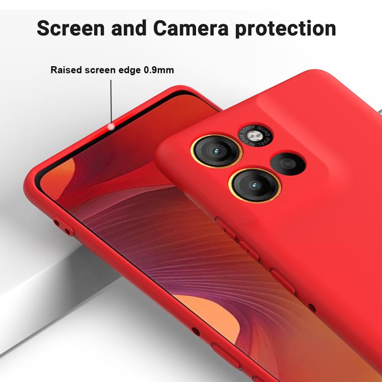 For Motorola Moto G15 Power Solid Color Liquid Silicone Dropproof Full Coverage Phone Case(Red) - free shipping - PMC TechLife - Order now!