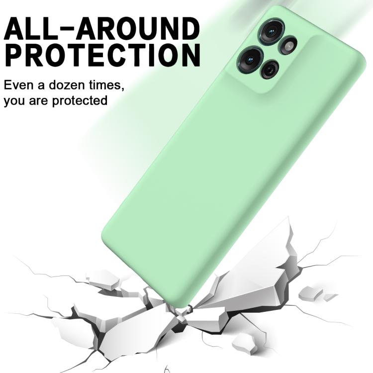 For Motorola Moto G 2025 Solid Color Liquid Silicone Dropproof Full Coverage Phone Case(Green) - free shipping - PMC TechLife - Order now!