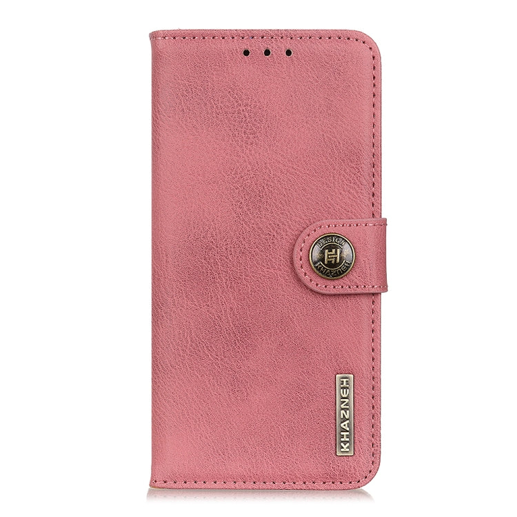 For OPPO Find X7 KHAZNEH Cowhide Texture Flip Leather Phone Case(Pink) - Find X7 Cases by PMC TechLife | Online Shopping South Africa | PMC TechLife | Buy Now Pay Later Mobicred