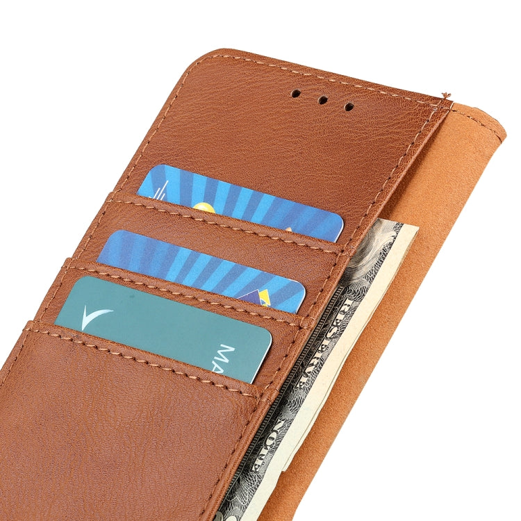 For OPPO Reno11 Pro 5G Global KHAZNEH Cowhide Texture Flip Leather Phone Case(Brown) - Reno11 Pro Cases by PMC TechLife | Online Shopping South Africa | PMC TechLife | Buy Now Pay Later Mobicred