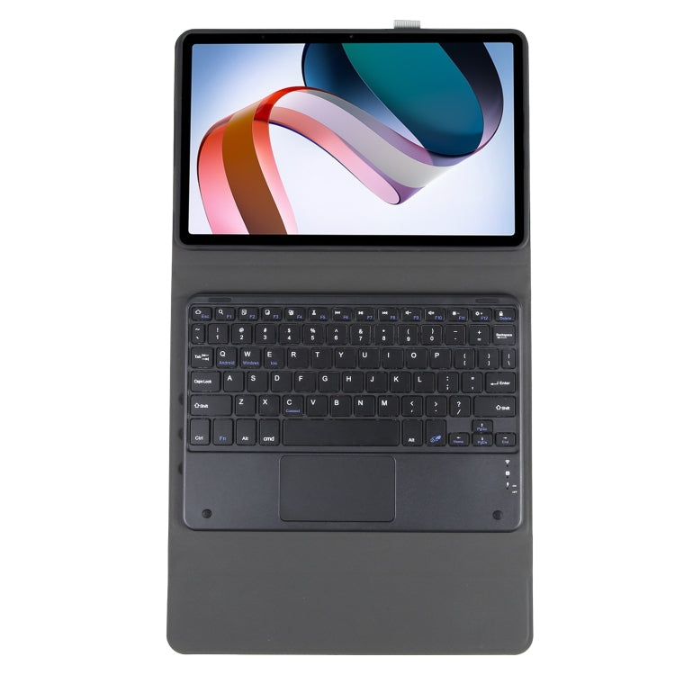 For Xiaomi Redmi Pad SE Ultra-thin Bluetooth Keyboard Leather Case with Touchpad(Black) - Xiaomi Keyboard by PMC TechLife | Online Shopping South Africa | PMC TechLife | Buy Now Pay Later Mobicred